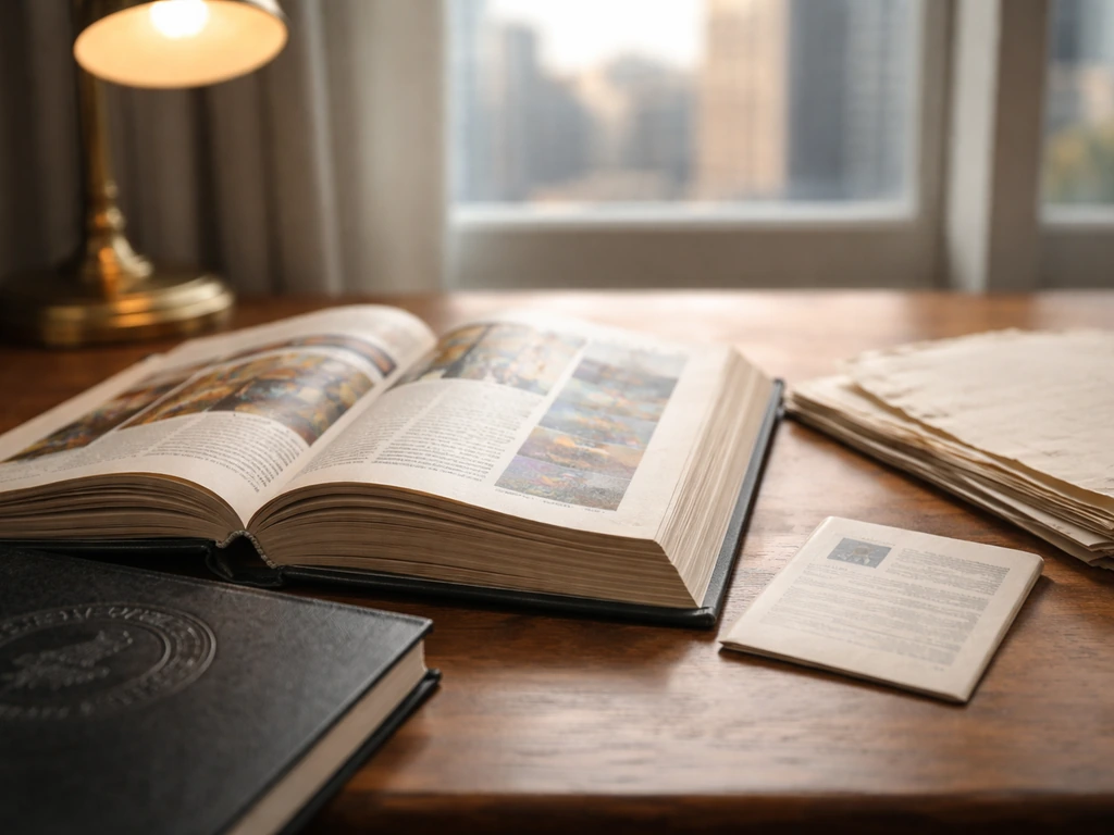 Open Guinness World Records book and identity documents on a wooden desk, photographed in natural light.